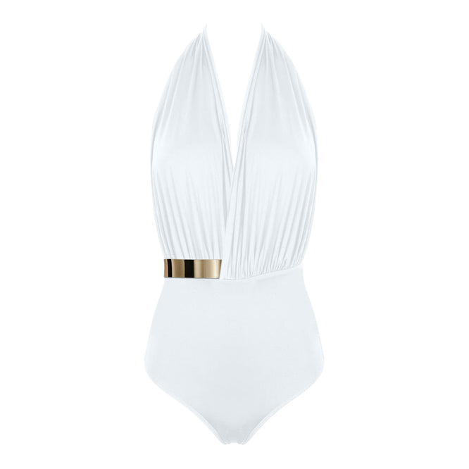 ST. TROPEZ Swimsuit - STUDIO EDITION GOLD/ SILVER/ ROSÈGOLD - White