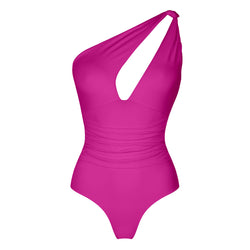 SILHOUETTE Badeanzug - STUDIO EDITION ROSÉGOLD/ BLACK METALLIC - MAGENTA