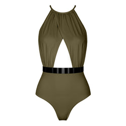 BARBADOS Badeanzug - STUDIO EDITION ROSÉGOLD/ SCHWARZ METALLIC - ALCAPARA
