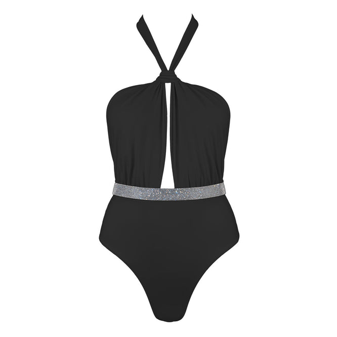MOOREA Badeanzug LUXUS EDITION - SCHWARZ
