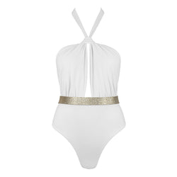 MOOREA Badeanzug LUXURY EDITION - WEISS