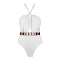 MOOREA Badeanzug LUXURY EDITION - WEISS