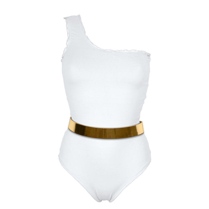 The PORTO CERVO *STUDIO EDITION GOLD/ SILVER - Reversible - WHITE/ BLOSSOM