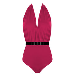ST. TROPEZ II Swimsuit - STUDIO EDITION ROSÉGOLD/ BLACK METALLIC - Pink Cereja