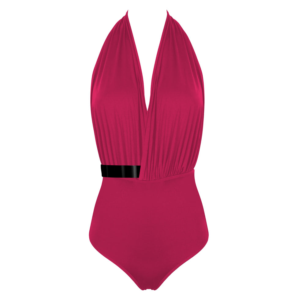 ST. TROPEZ II Swimsuit - STUDIO EDITION ROSÉGOLD/ BLACK METALLIC - Pink Cereja ST. TROPEZ II Swimsuit - STUDIO EDITION ROSÉGOLD/ BLACK METALLIC - Pink Cereja