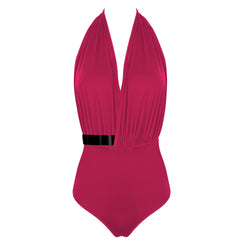 ST. TROPEZ II Swimsuit - STUDIO EDITION ROSÉGOLD/ BLACK METALLIC - Pink Cereja