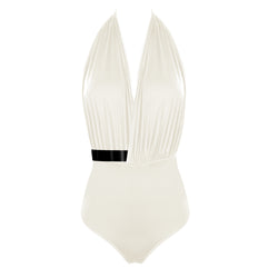 ST. TROPEZ II SWIMSUIT - STUDIO EDITION ROSÉGOLD/ BLACK METALLIC - ECRU