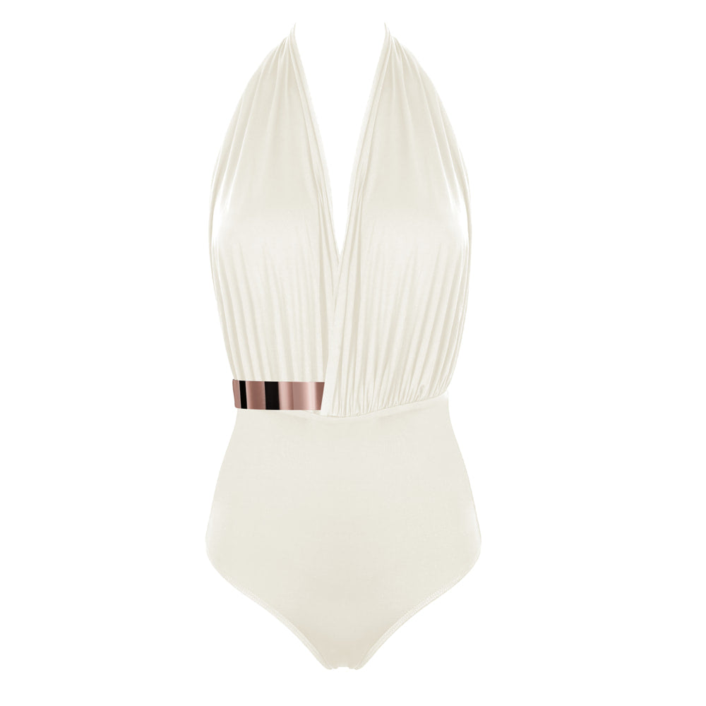 ST. TROPEZ II SWIMSUIT - STUDIO EDITION ROSÉGOLD/ BLACK METALLIC - ECRU ST. TROPEZ II SWIMSUIT - STUDIO EDITION ROSÉGOLD/ BLACK METALLIC - ECRU
