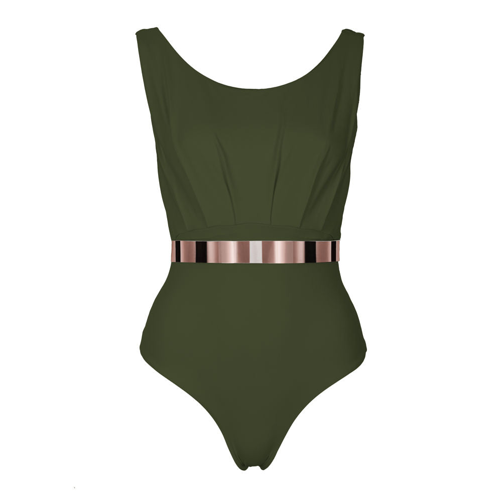 VENICE Swimsuit  * STUDIO EDITION ROSÉGOLD/ BLACK METALLIC - ALCAPARRA GREEN VENICE Swimsuit  * STUDIO EDITION ROSÉGOLD/ BLACK METALLIC - ALCAPARRA GREEN