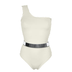 The PORTO CERVO *STUDIO EDITION GOLD/ SILVER - Reversible -ECRU/ JUTA GREEN
