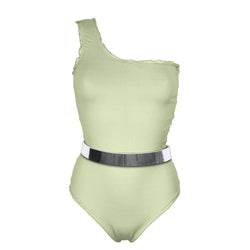 The PORTO CERVO *STUDIO EDITION GOLD/ SILVER - Reversible -ECRU/ JUTA GREEN