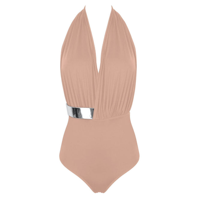 THE ST. TROPEZ GOLDEN Swimsuit - Matelasse Rosé