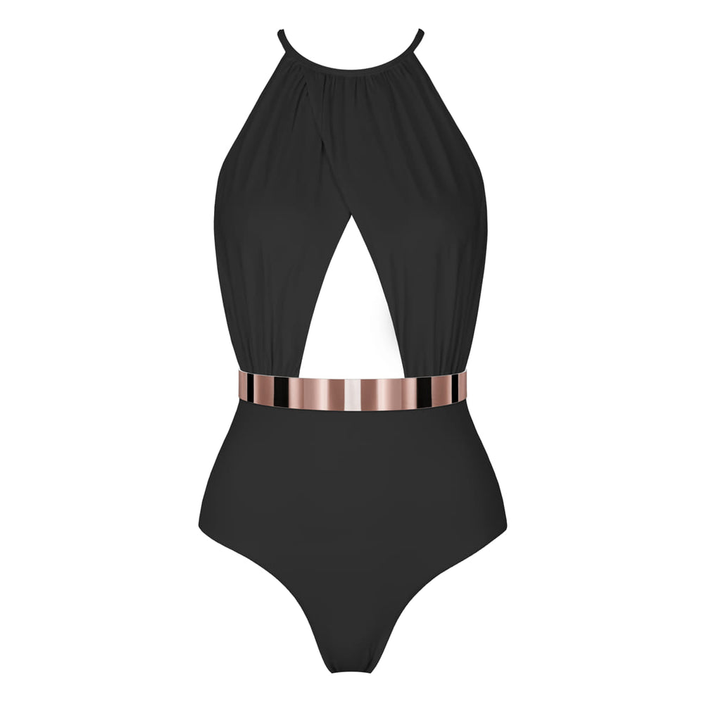 The BARBADOS Swimsuit - STUDIO EDITION - Gold/ Silver / Roségold/ Black - BLACK