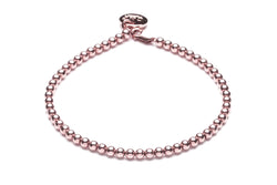 Feines Kugelarmband - elastisch oder mit Verschluss -  2.5mm -  Roségold