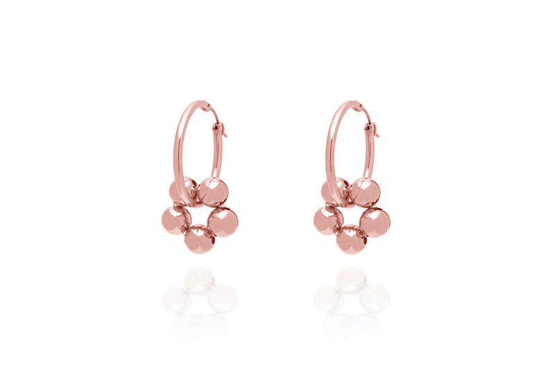 ABSOLUT AZALEA Earring - Classic Hopps - various sizes - rose gold sizes - rose gold