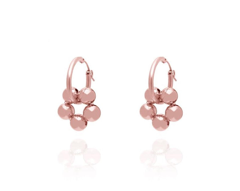 ABSOLUT AZALEA Earring - Classic Hopps - various sizes - rose gold sizes - rose gold