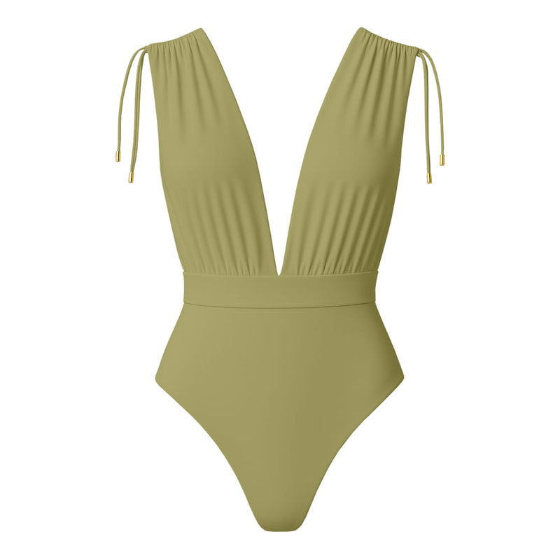 NEW: CAYMAN SWIMSUIT - OLIVE