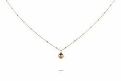 Super Ball Satelite Necklace  - Moderne Kette mit Kugelanhänger -  Gold - CLASSYANDFABULOUS JEWELRY