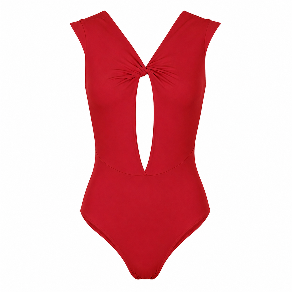 COTE D'AZUR  Swimsuit - Coral Red