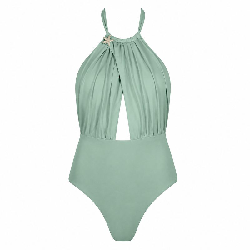 CURACAO Swimsuit Seastar -  Sage Green * Limited