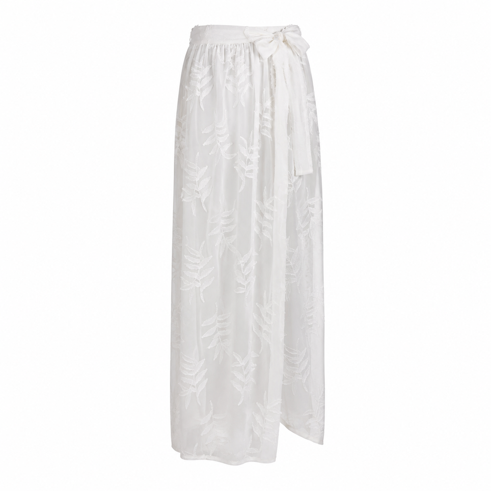 Long LEAF Pareo - White