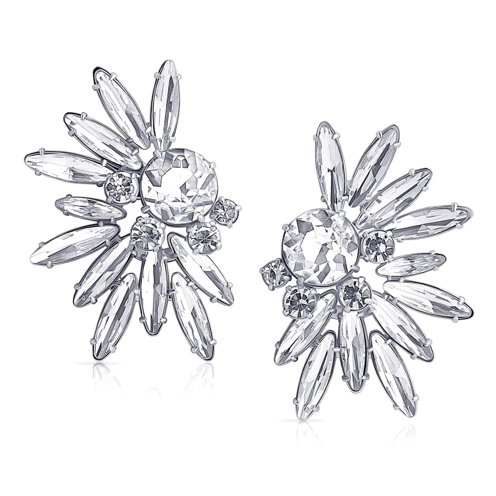 Majestic Oversize Earrings Silber