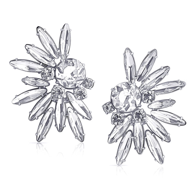 Majestic Oversize Earrings Silber