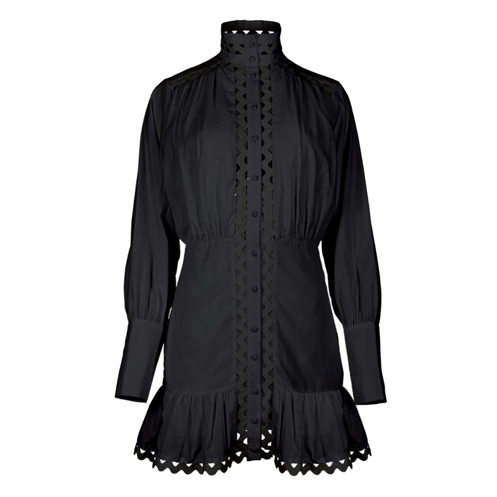 SHORT WAVE Dress - Black