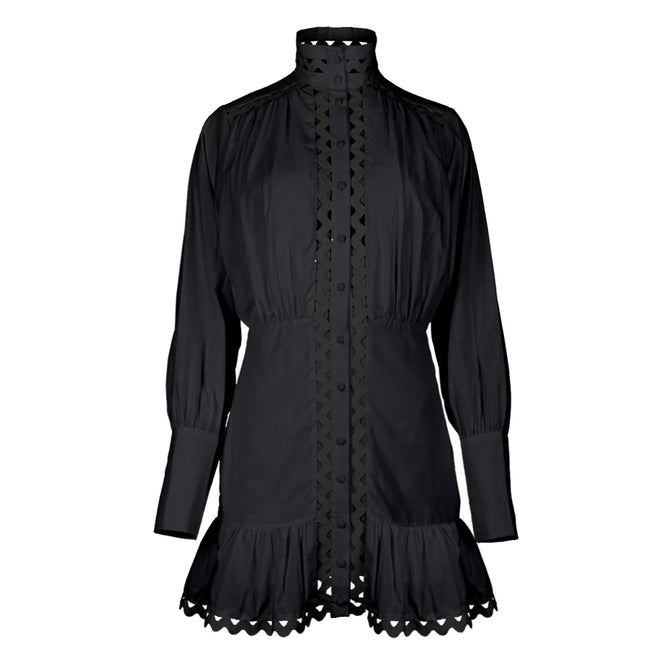 SHORT WAVE Dress - Black