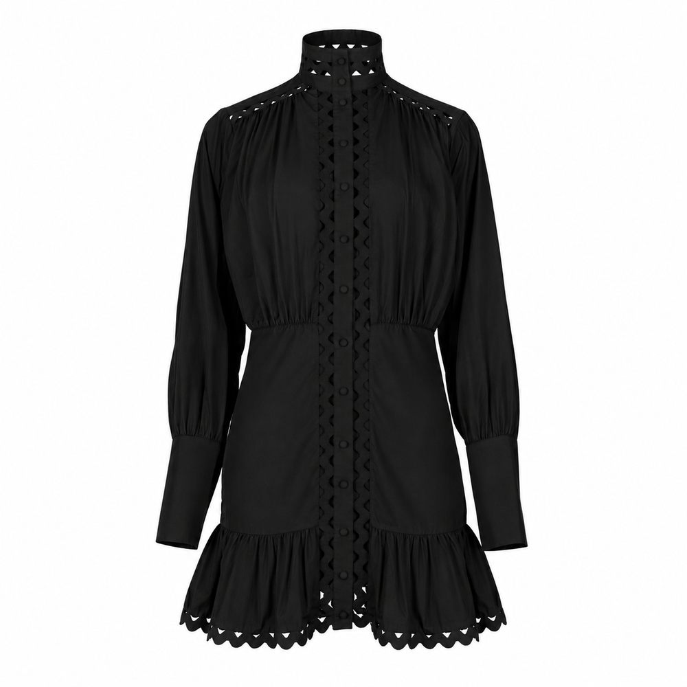 SHORT WAVE Dress - Black