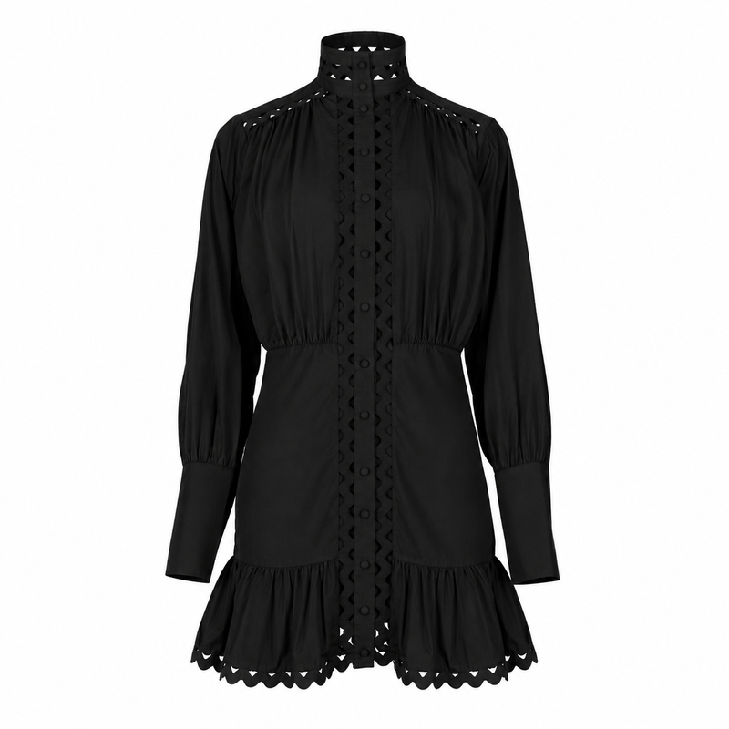 SHORT WAVE Dress - Black
