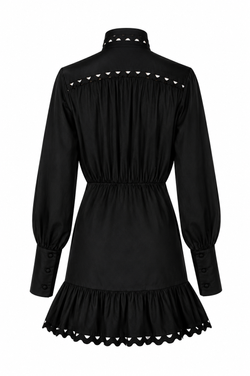 SHORT WAVE Dress - Black