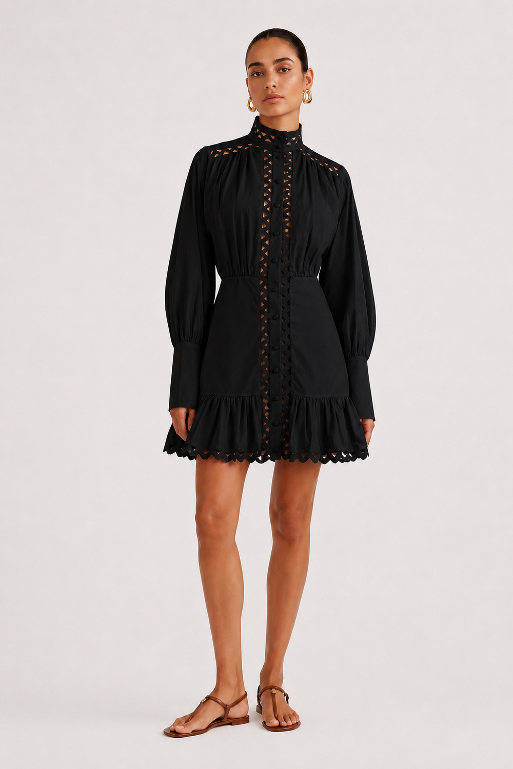 SHORT WAVE Dress - Black