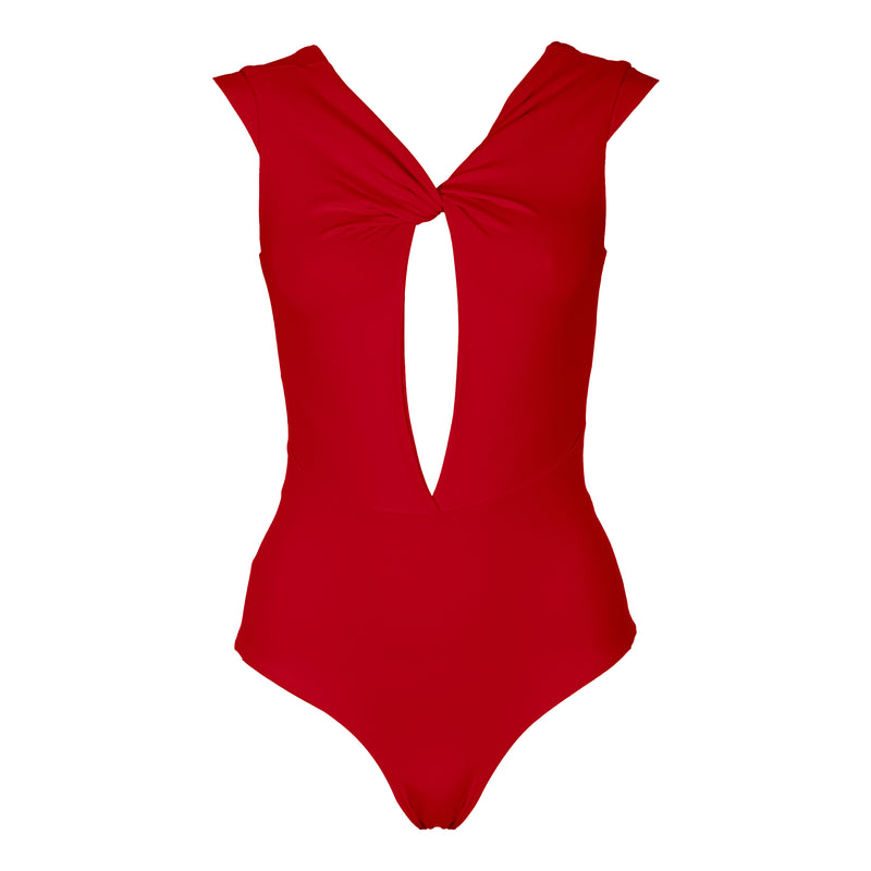 NEW: COTE D'AZUR  Swimsuit - Coral Red