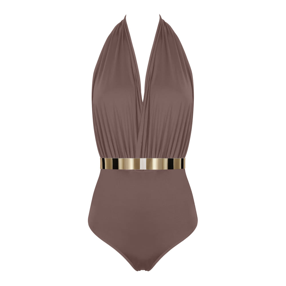 NEW: ST. TROPEZ Swimsuit - Café Noir