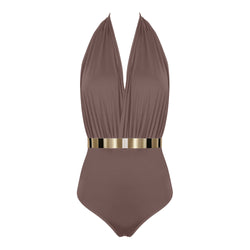 NEW: ST. TROPEZ Swimsuit - Café Noir
