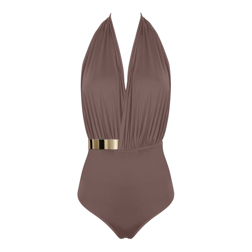 NEW: ST. TROPEZ Swimsuit - Café Noir
