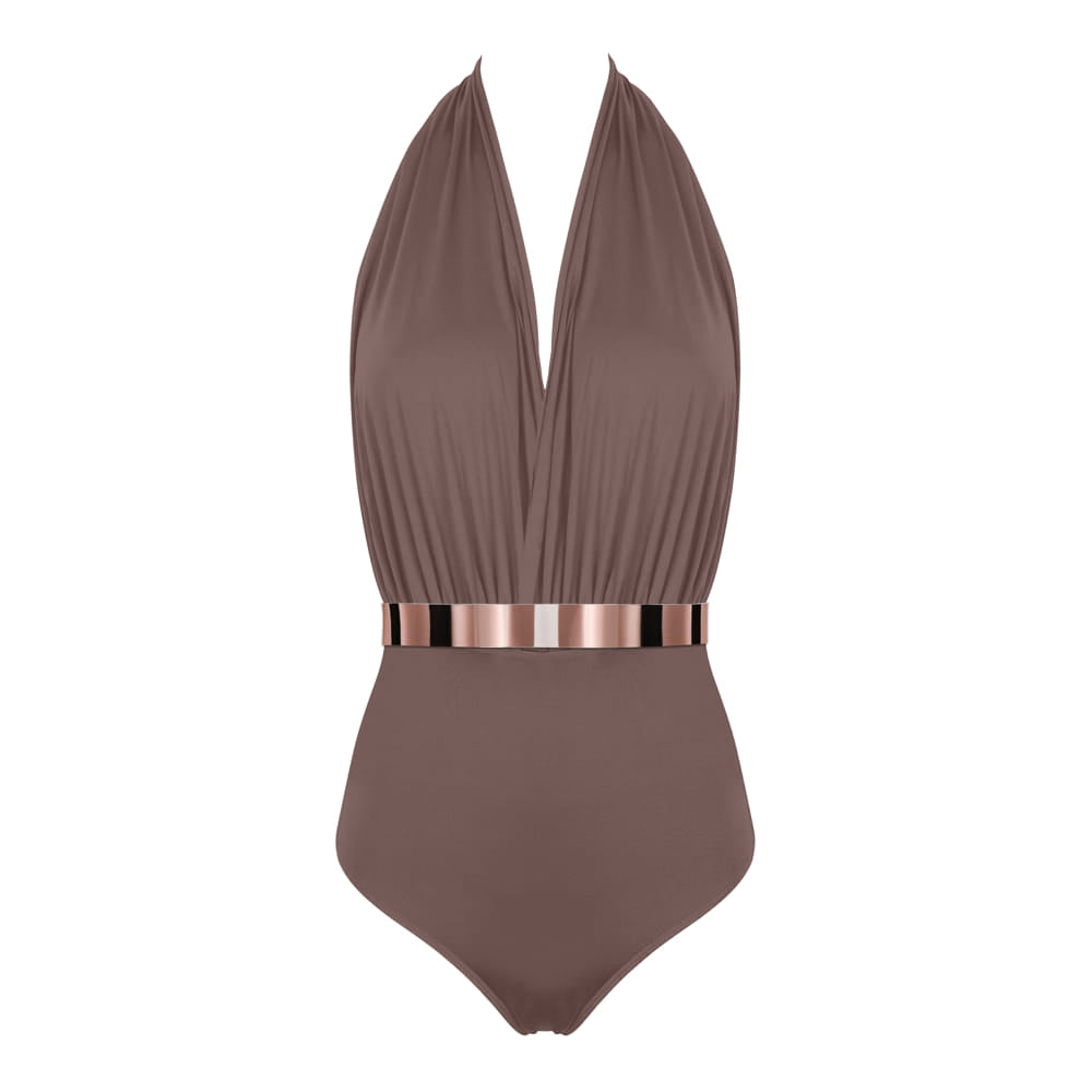 NEW: ST. TROPEZ Swimsuit - Café Noir