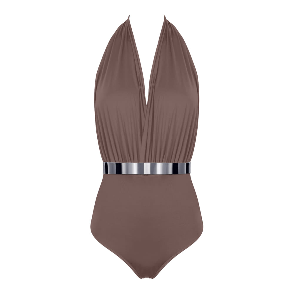 NEW: ST. TROPEZ Swimsuit - Café Noir