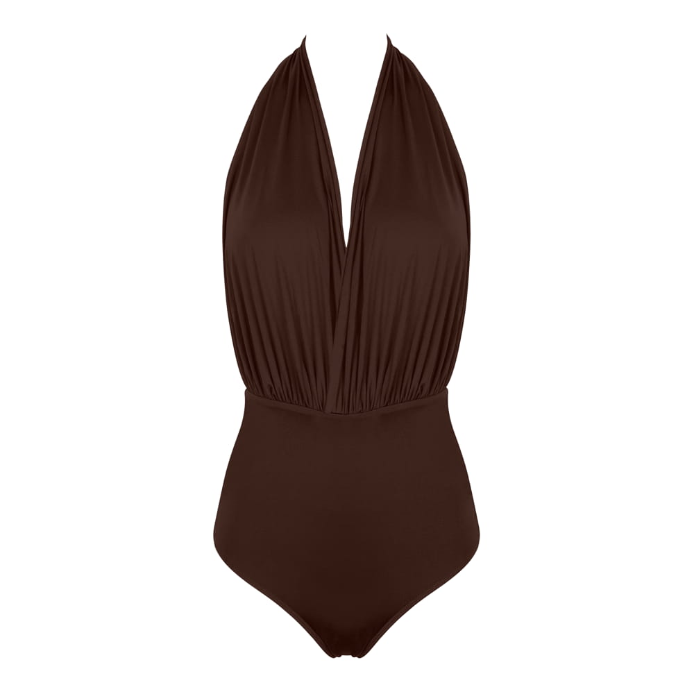 NEW: ST. TROPEZ Swimsuit - Café Noir