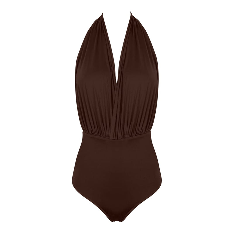 NEW: ST. TROPEZ Swimsuit - Café Noir