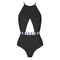 The BARBADOS Swimsuit - STUDIO EDITION GOLD/ SILVER - BLACK