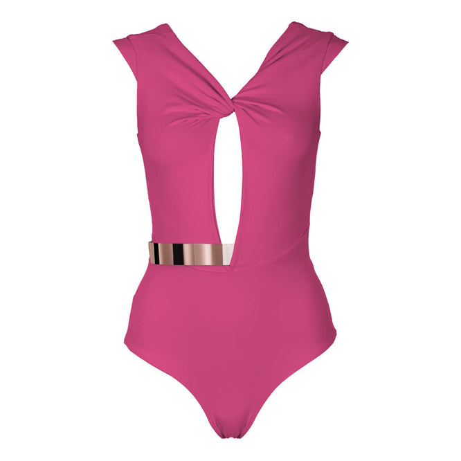 COTE D'AZUR Swimsuit  *LUXURY EDITION ROSÉGOLD/ BLACK METALLIC - CALLA