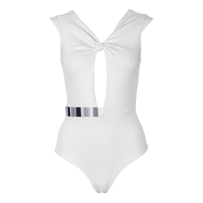 COTE D'AZUR Swimsuit  *LUXURY EDITION GOLD/ SILVER -  WHITE