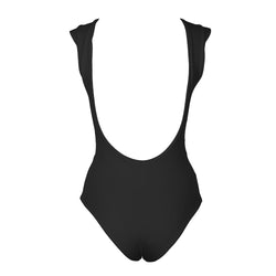 COTE D'AZUR Swimsuit  *LUXURY EDITION ROSÉGOLD/ BLACK METALLIC - BLACK
