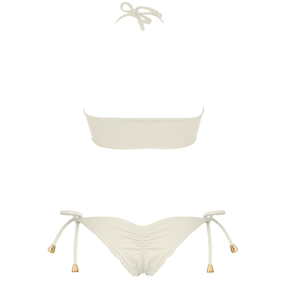 The BALI Bikini - Matelasse / Ecru - REVERSIBLE