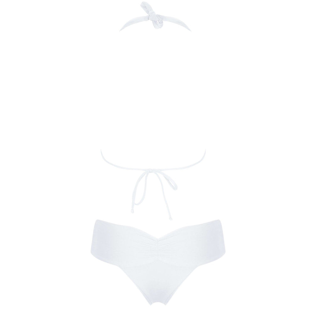 The CANCUN Bikini - White/ Blossom - REVERSIBLE