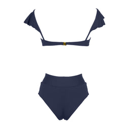 The SANTORINI Bikini - AZUL DARK BLUE