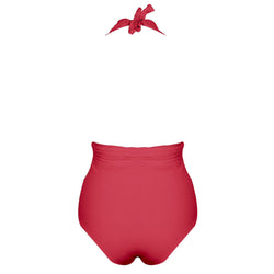 The ST.BARTH Badeanzug - Coral Red