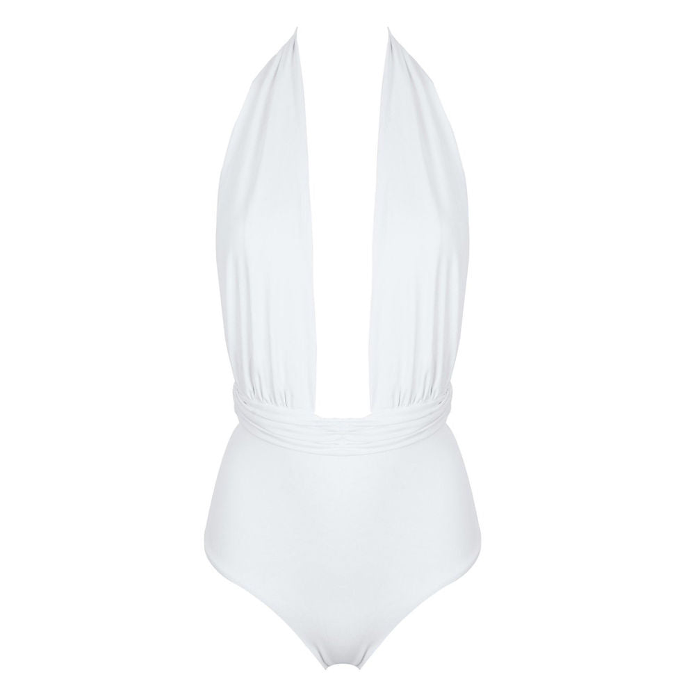 ST.BARTH Swimsuit - WHITE – SEAME-SWIM